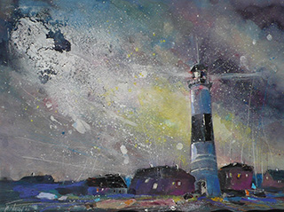 Leuchtturm Kampen, Sylt) (2) (35,5 x 51 cm)